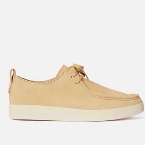 NEW Everlane Pebble Beige Suede Leather The Desert Lace Up Shoe in Size 10